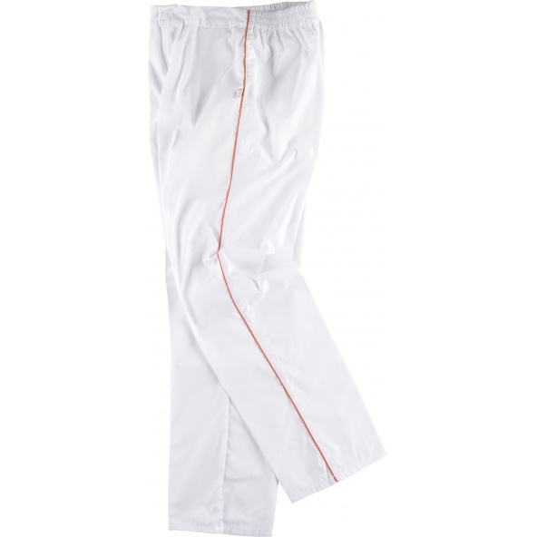 Comprar Pantalon de pijama sanitario unisex B9350 Blanco+Naranja workteam barato