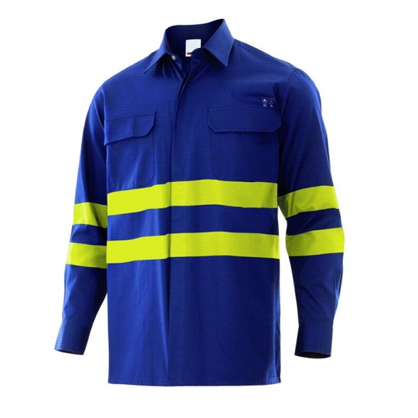 Comprar Camisa ignifuga y antiestatica serie 605002 online barato Azul Navy