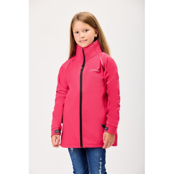 Chaqueta softshell de abrigo para niña color rosa