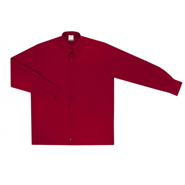 Comprar Camisa manga larga un bolsillo serie 529 online barato Rojo