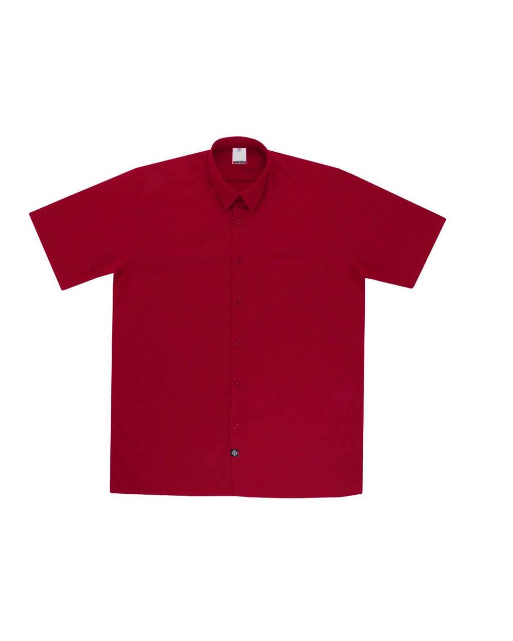 Comprar Camisa manga corta un bolsillo serie 531 online barato Rojo