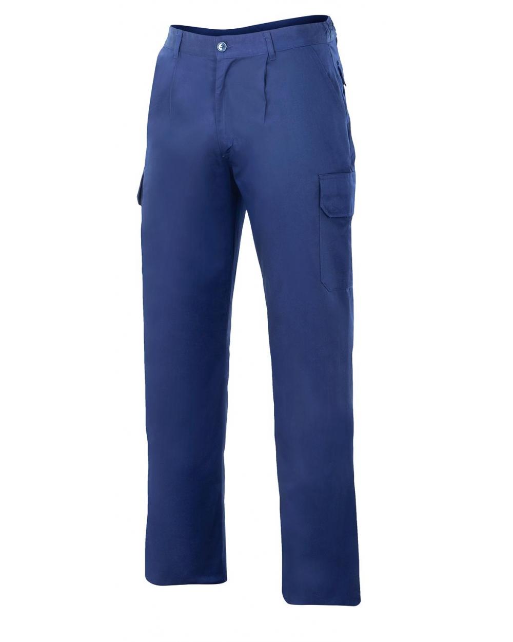 Comprar Pantalón acolchado multibolsillos serie 398 online barato Azul Marino