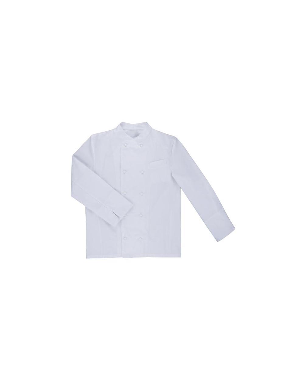 Comprar Chaqueta cocinero manga larga serie eneldo online barato Blanco