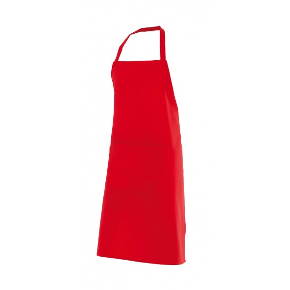 Comprar Delantal peto con bolsillo serie 404204 online barato Rojo