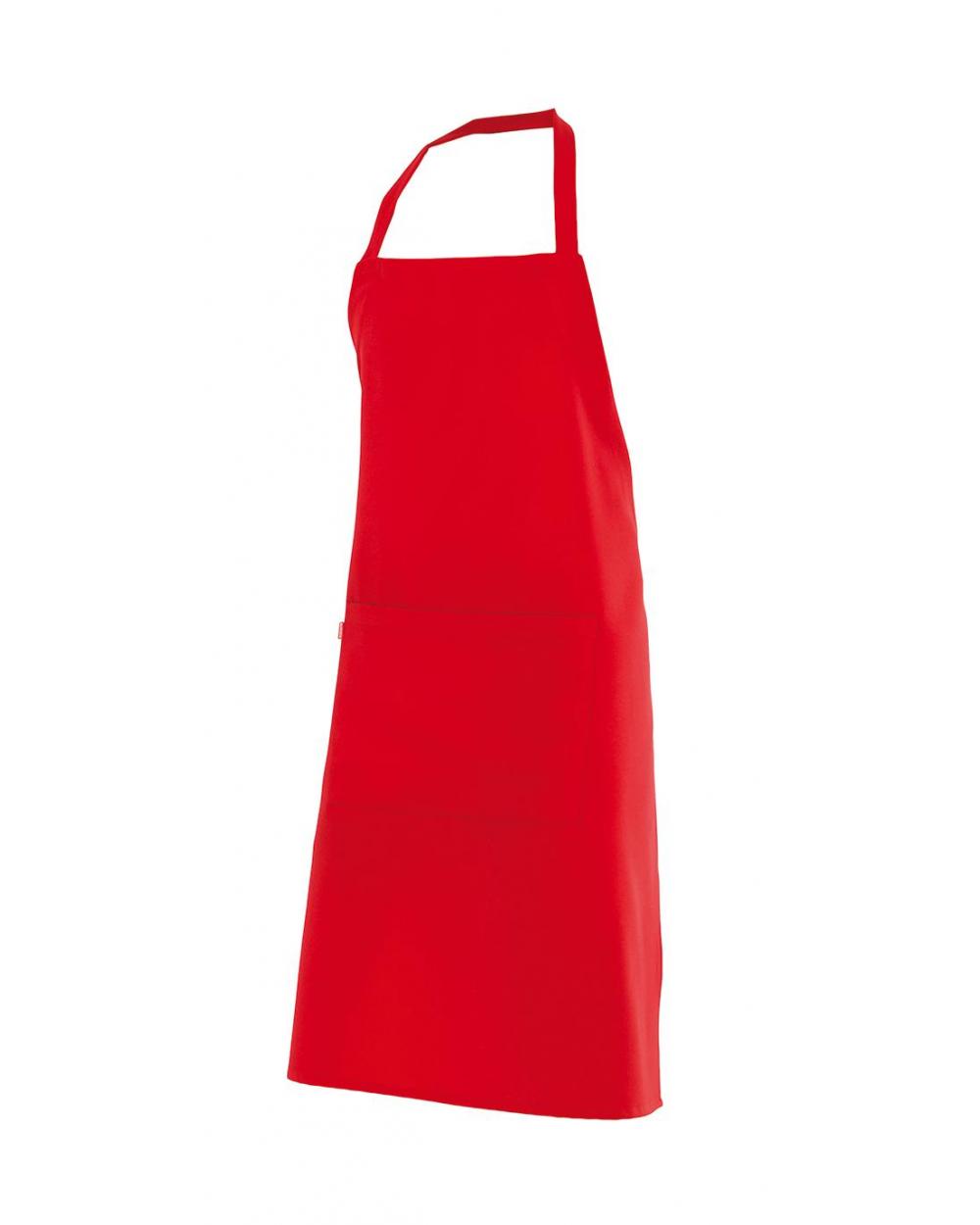 Comprar Delantal peto con bolsillo serie 404204 online barato Rojo