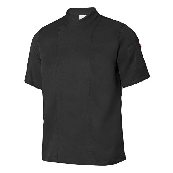Comprar Chaqueta de cocina microfibra con tejido coolmax serie 405209 online barato Negro