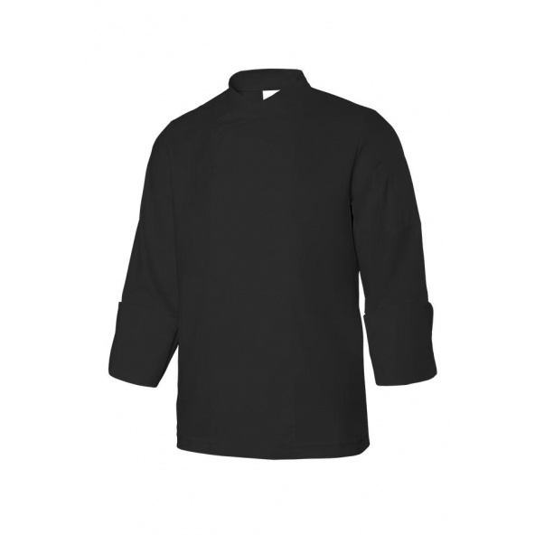 Comprar Chaqueta de cocina microfibra con tejido coolmax serie 405210 online barato Negro